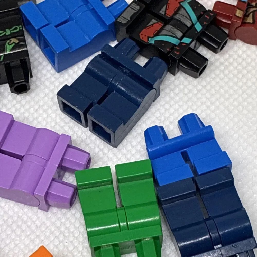 Lego LEGS Minifigure Parts Lot - Legs and Skirts Lot of 62 USED with Wear